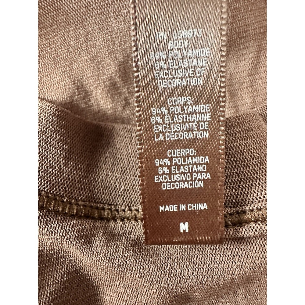 Skims Sommer Mesh T-Shirt Sienna Brown Medium NWOT - Picture 5 of 7